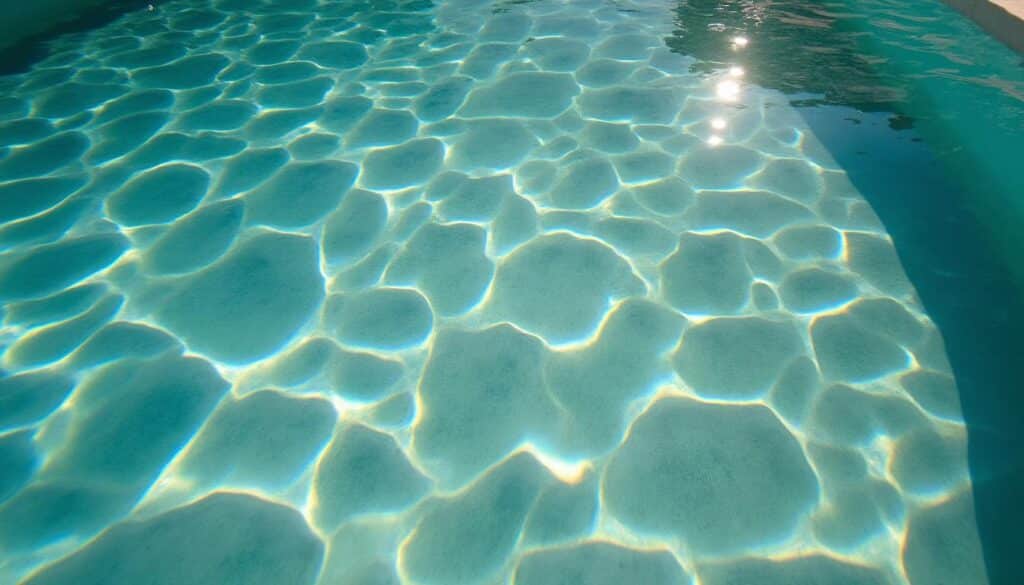 Quand le chlore est faible : risque d’algues sur les parois