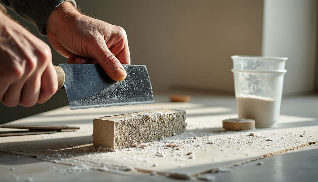 Comment bien utiliser un burin pour la démolition du carrelage mural dans une cuisine