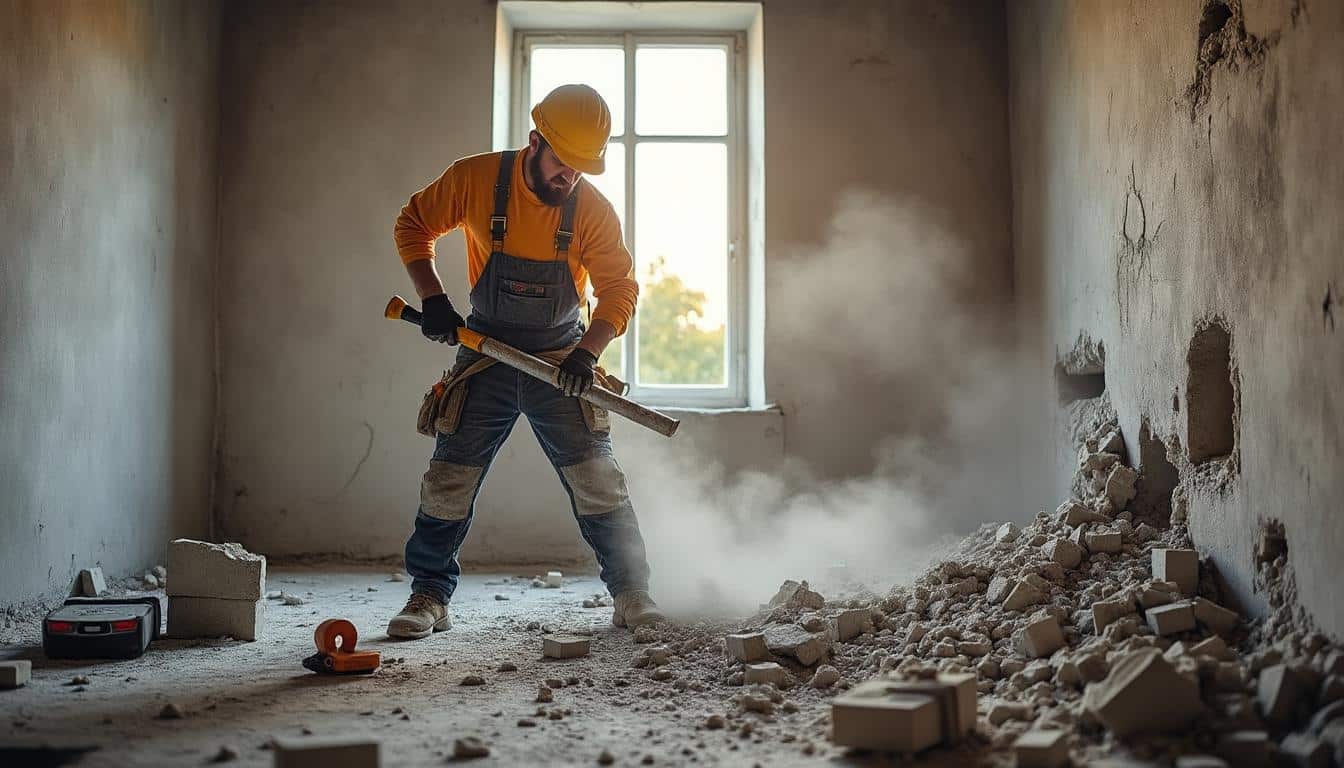 Conseils pratiques pour démolir une dalle béton avec un burin dans la maison