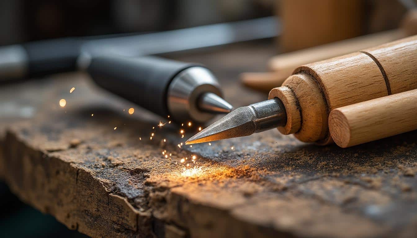 Illustration: Les caractéristiques techniques détaillées des scies cloches Wolfcraft