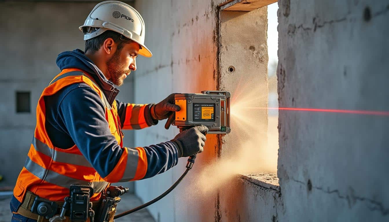 Illustration: Comment fonctionne une scie murale pour garantir un sciage précis