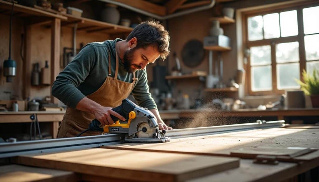 Scie plongeante Festool TS 55 : précision et performance garanties