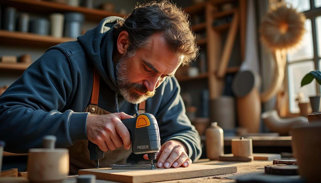 Illustration: Pourquoi la scie à chantourner de Proxxon séduit les passionnés de précision