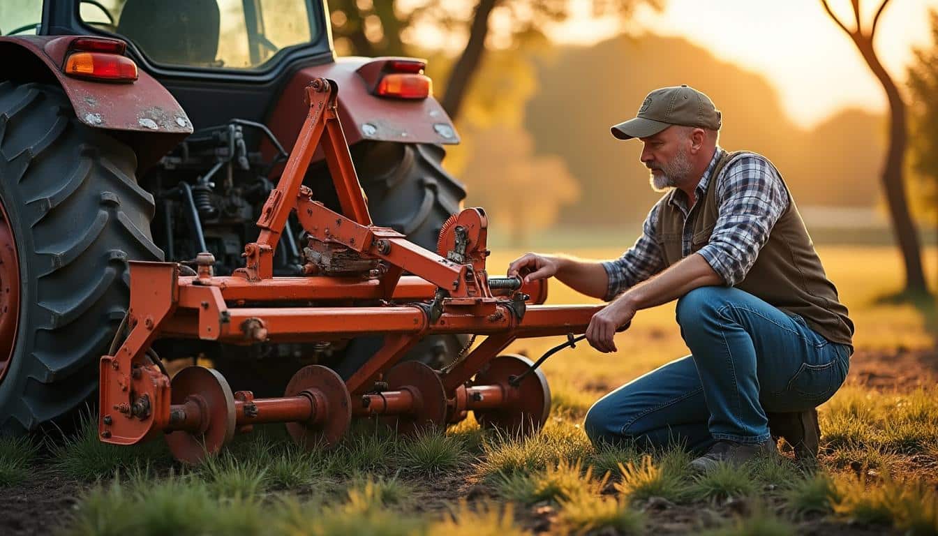 Illustration: Comprendre la scie circulaire à 3 points pour tracteur d’occasion : définition et fonctionnement