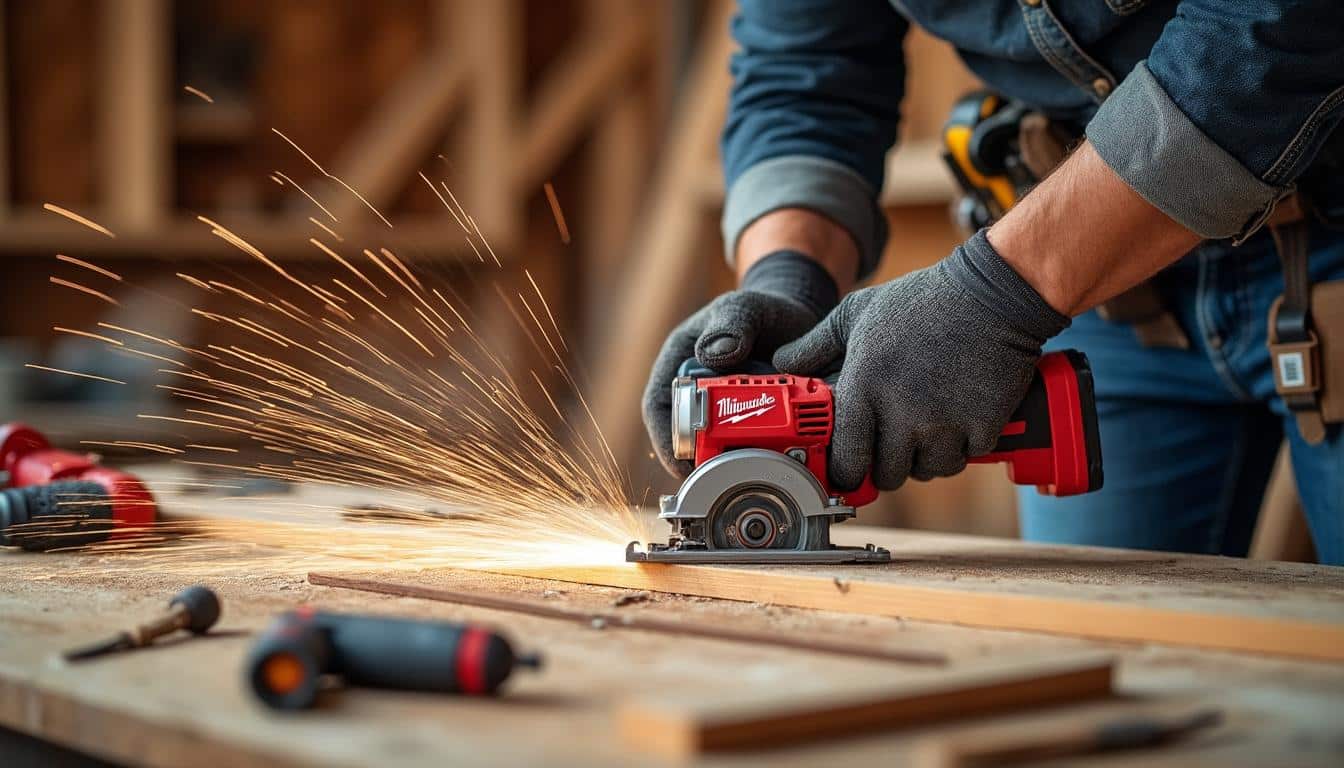 Scie circulaire Milwaukee M18 Fuel : puissance et précision optimales