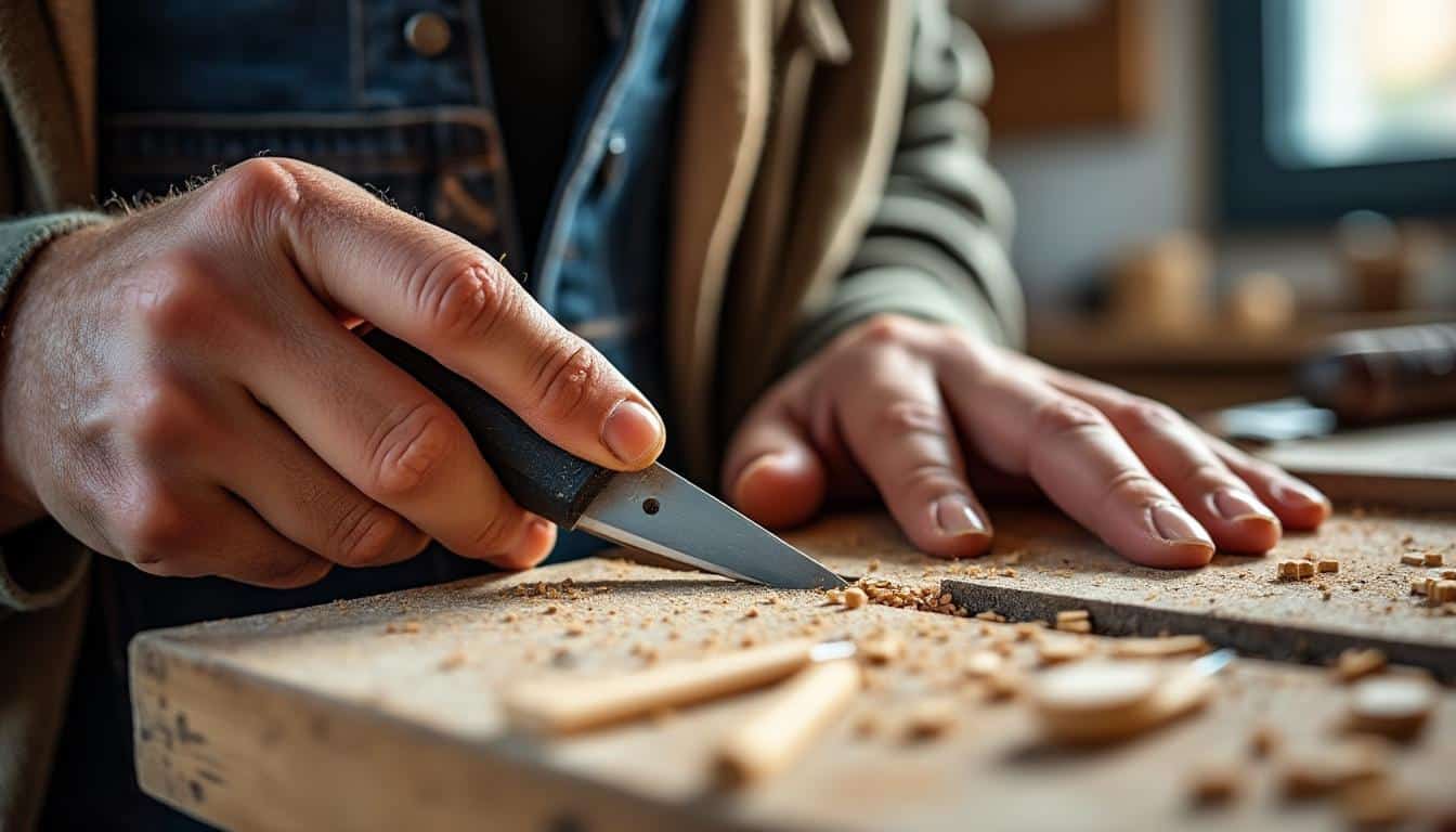 Illustration: Techniques et entretien pour optimiser l’usage d’une scie en modélisme