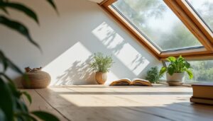 Châssis fixe de toit : lumière naturelle et isolation optimale