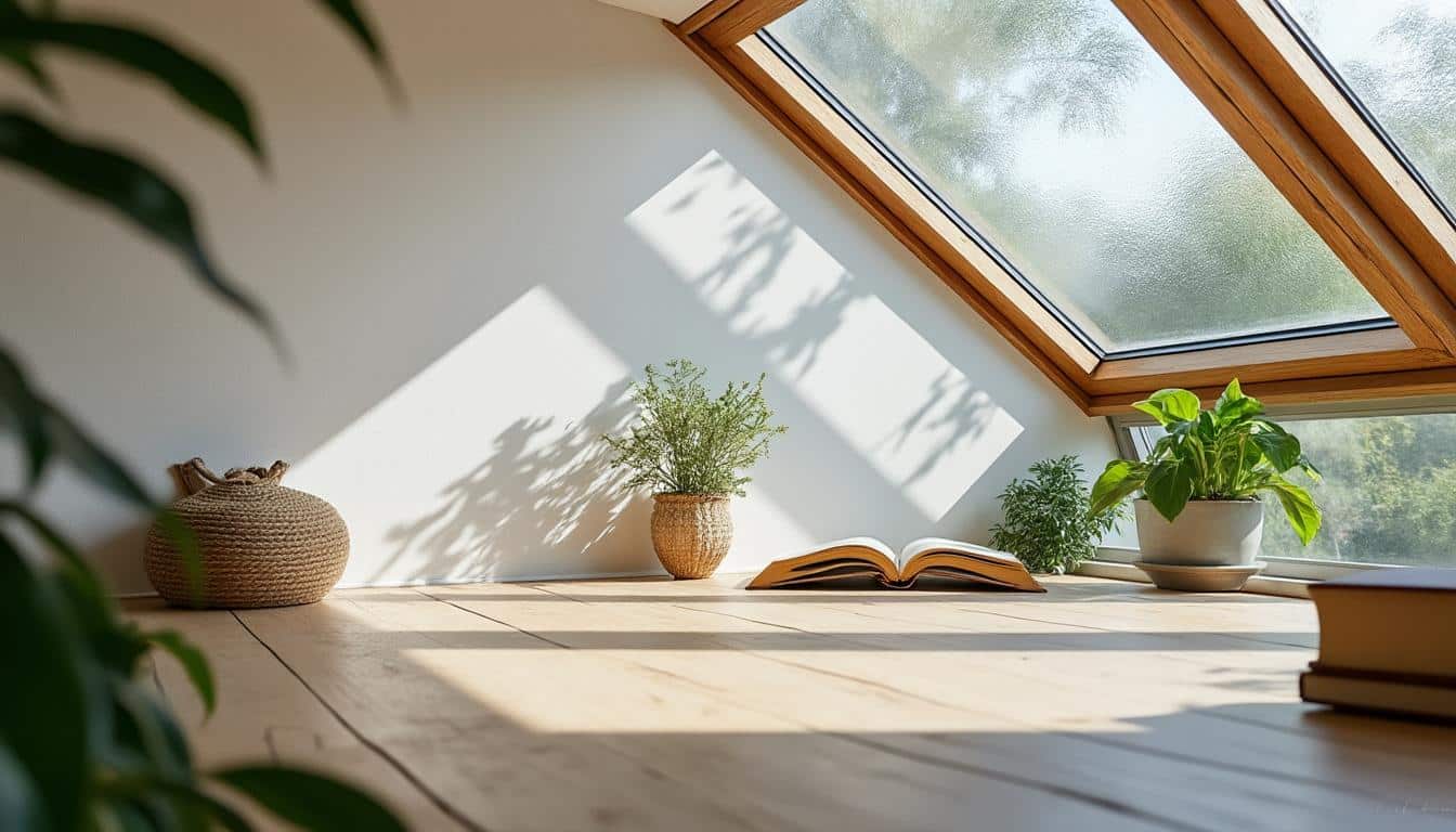 Châssis fixe de toit : lumière naturelle et isolation optimale