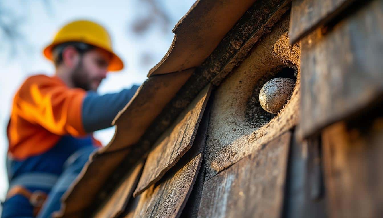 Illustration: Qu’est-ce qu’un nid de guêpe dans la toiture et comment le reconnaître ?