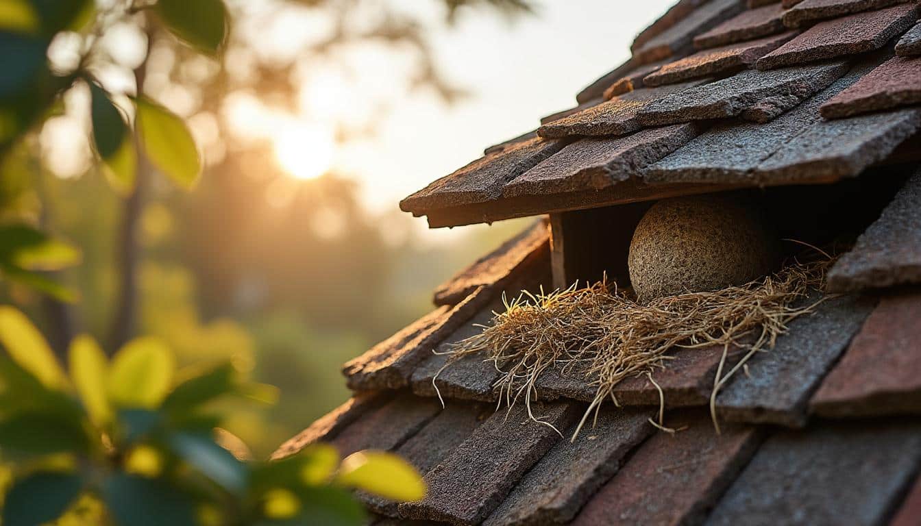 Nid de guêpe dans la toiture : détecter, sécuriser et éliminer