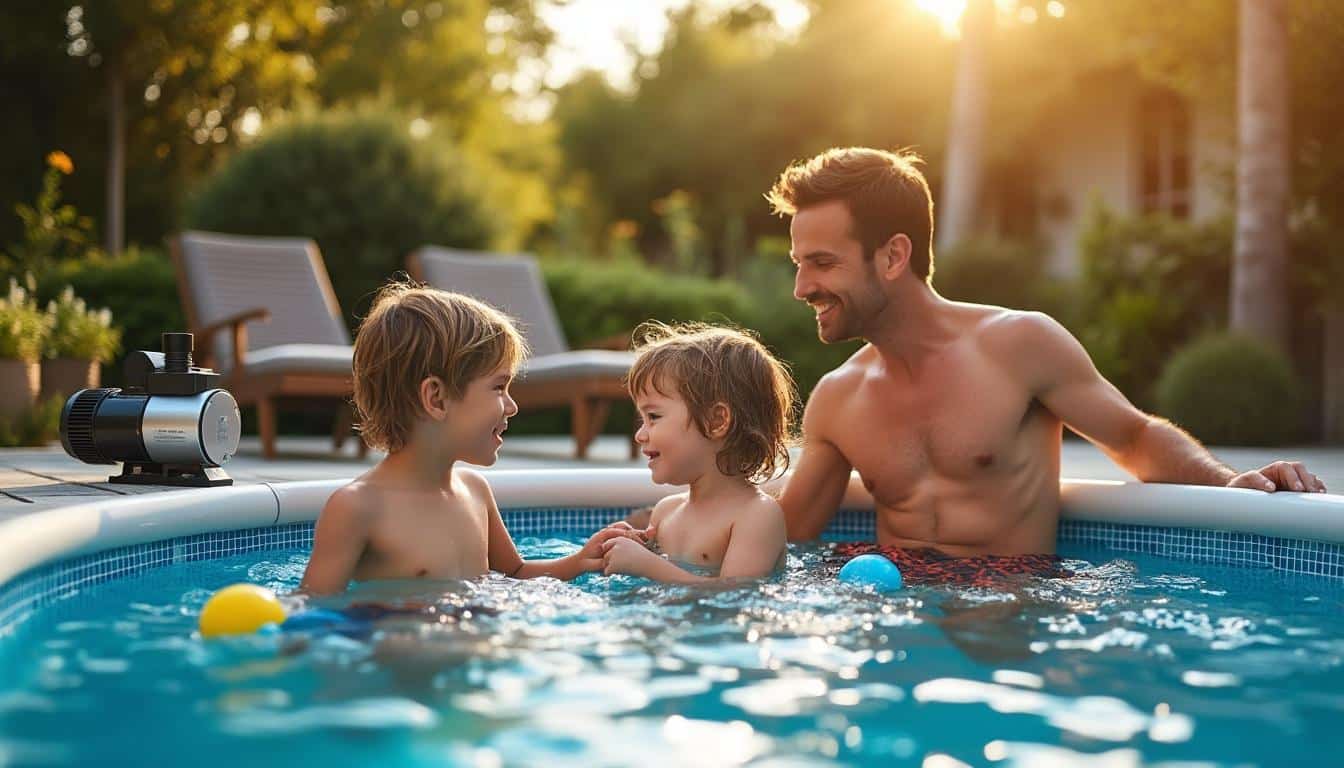 Illustration: Pourquoi opter pour une pompe à chaleur pour chauffer votre piscine hors sol ?