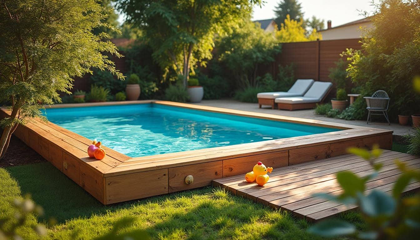 Illustration: Comprendre l’aménagement autour de la piscine en bois hors sol