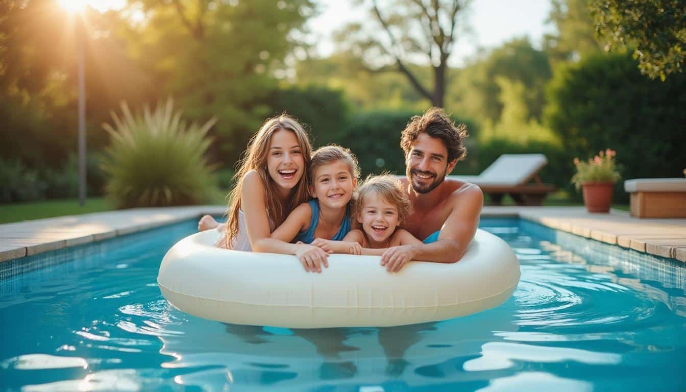 Bâche à bulle pour piscine hors sol : chaleur et protection optimales