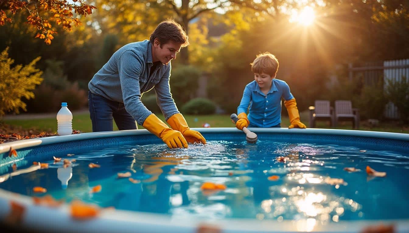 Illustration: Pourquoi bien préparer sa piscine hors sol avant l’hiver est essentiel