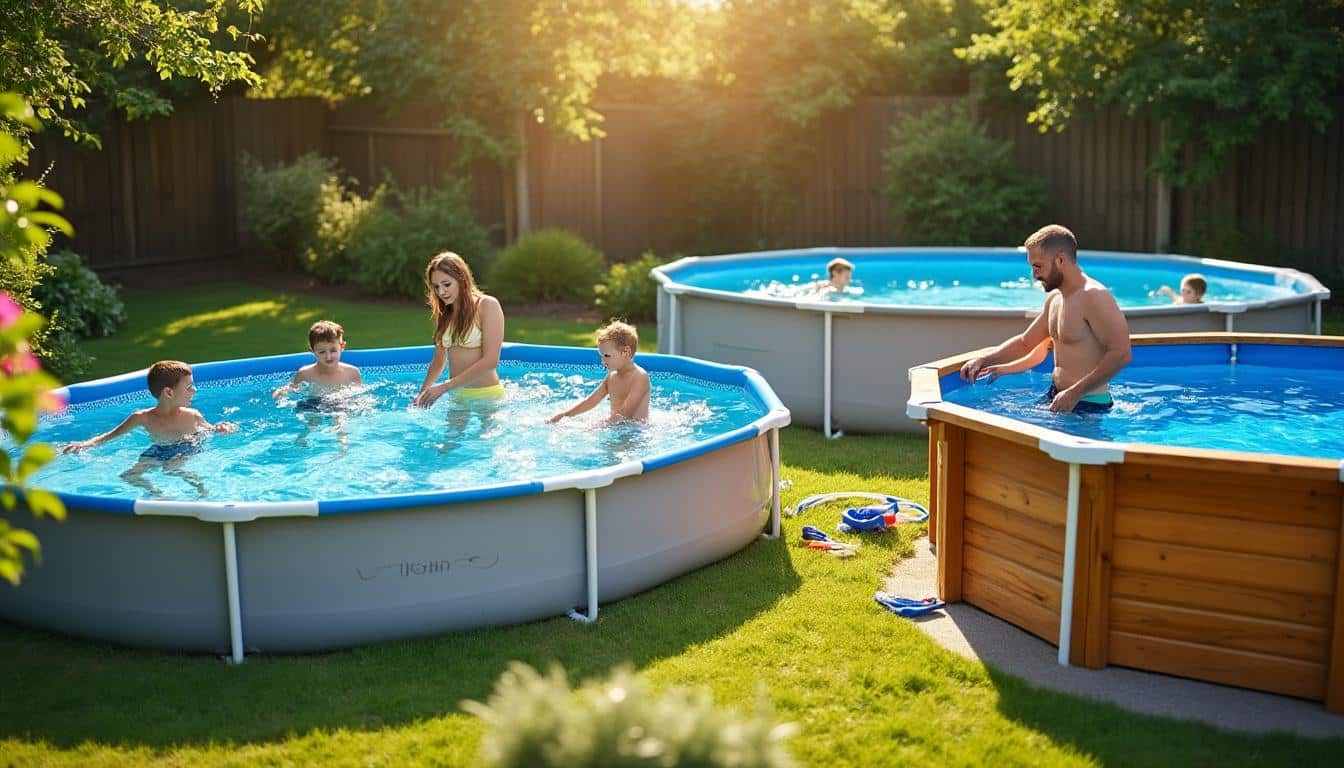 Illustration: Les différents types de piscines hors sol et leurs atouts