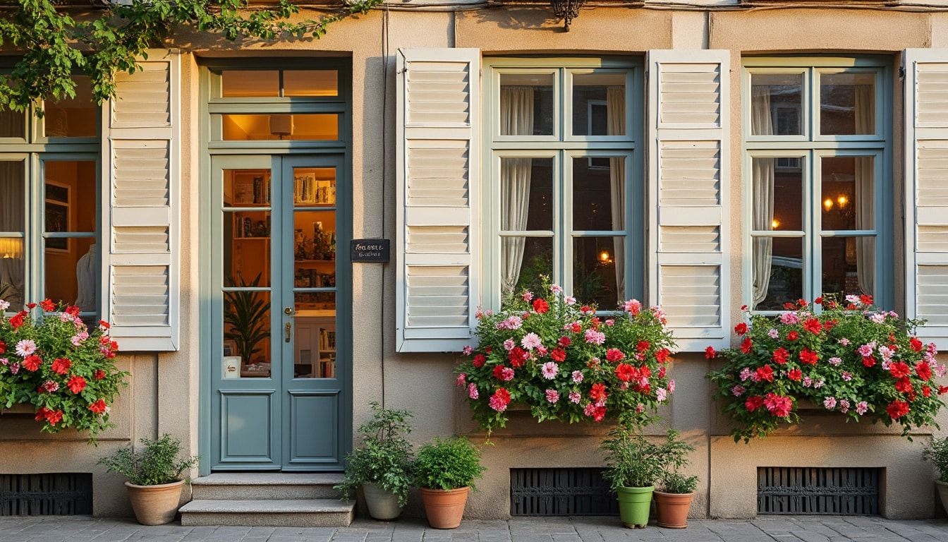 Illustration: Sublimer la façade avec une décoration soignée des fenêtres extérieures