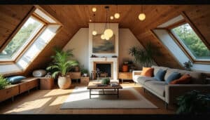Éclairage du plafond rampant : astuces pour un luminaire optimal