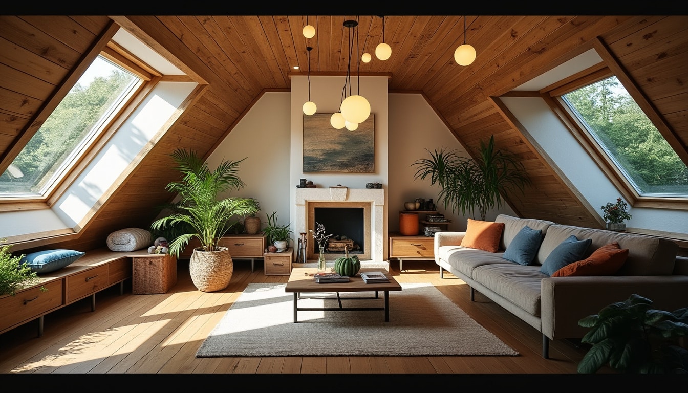 Éclairage du plafond rampant : astuces pour un luminaire optimal