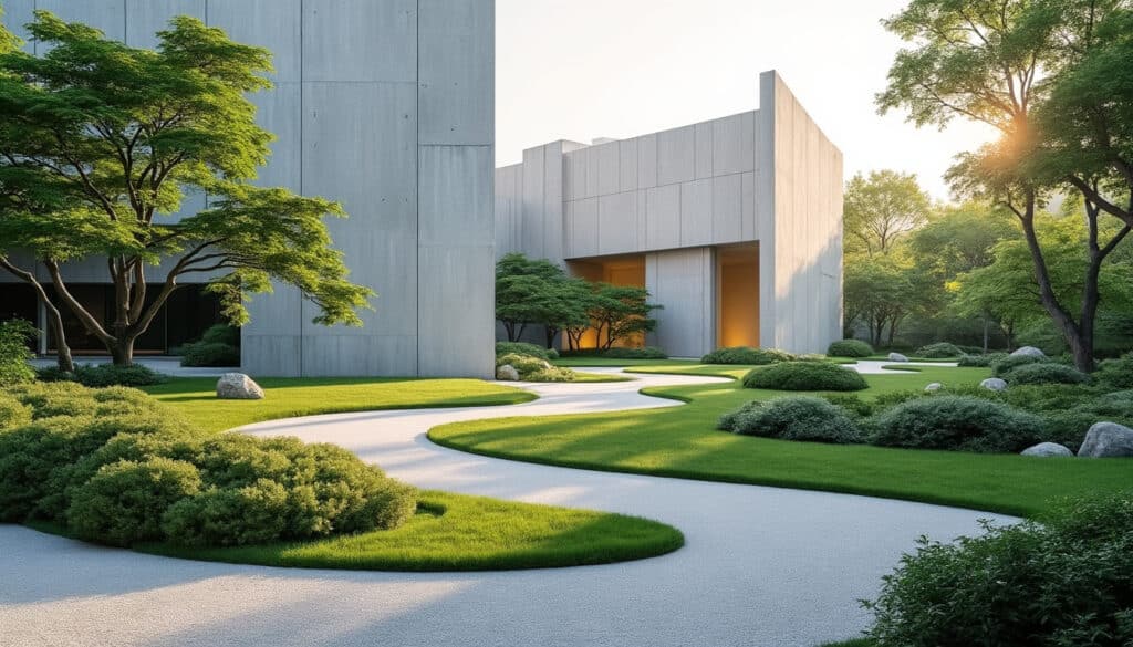 Exemple de massif moderne : idées pour un jardin épuré et design