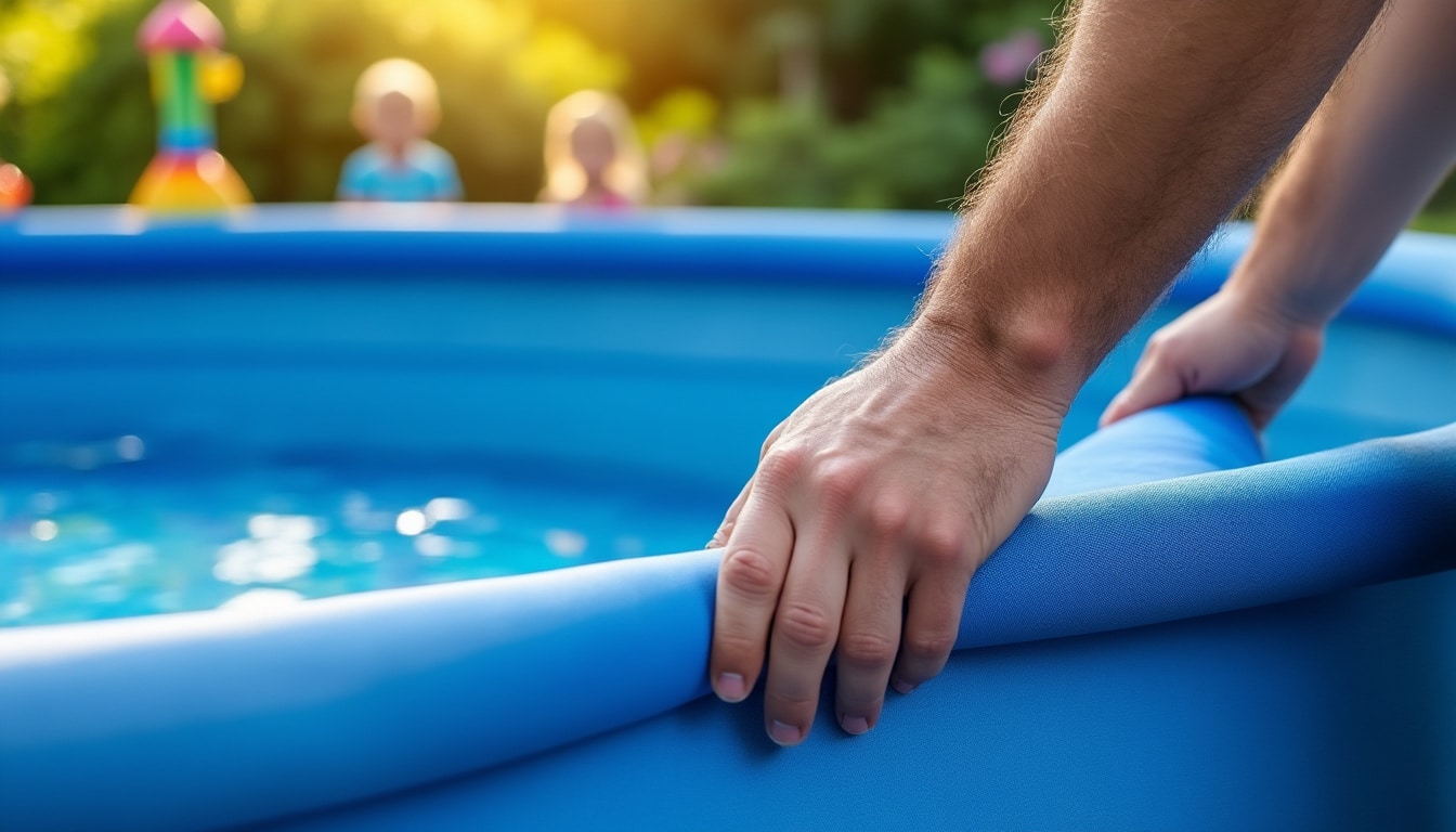 Illustration: Comprendre le rôle et les spécificités du liner dans une piscine hors sol