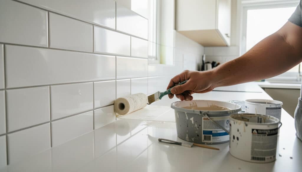 Peinture résine pour carrelage : méthode et limites