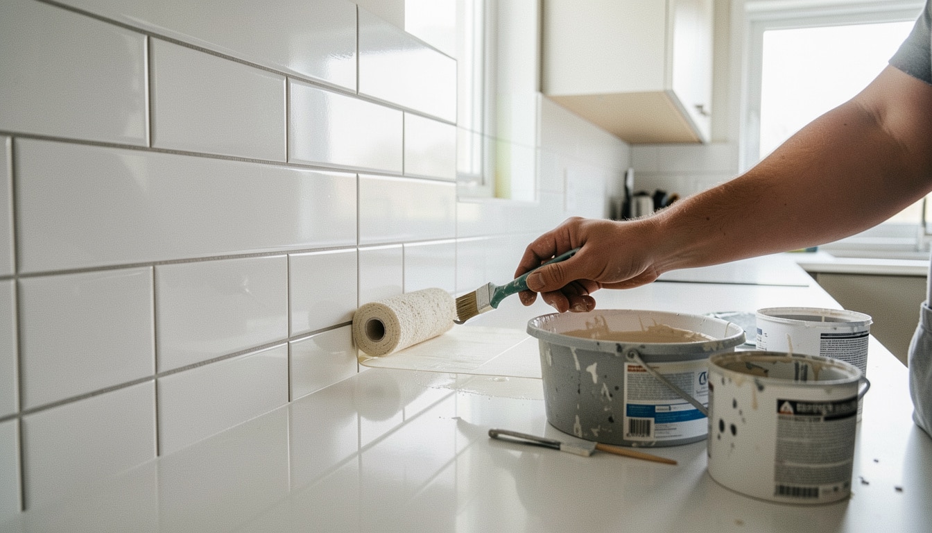 Peinture résine pour carrelage : méthode et limites