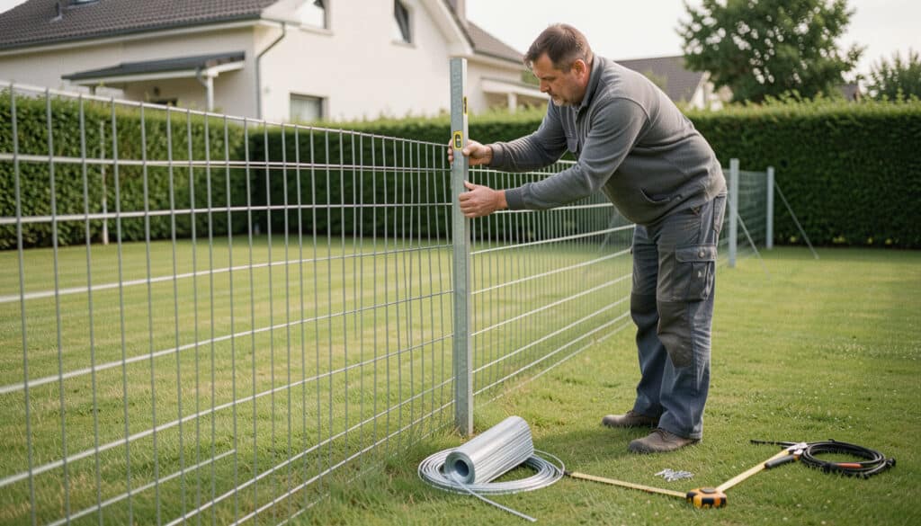Comment poser une clôture en grillage sans erreur